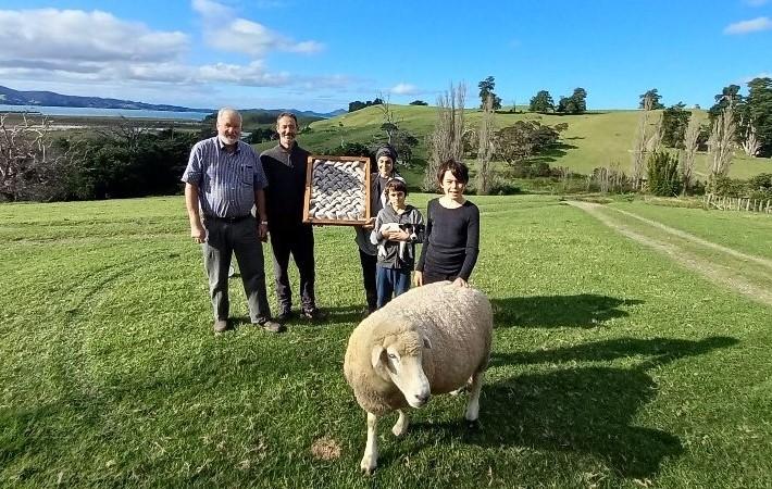 Wool News: PGW Wool Rep Lance Panganini, Chris, Sarah and family