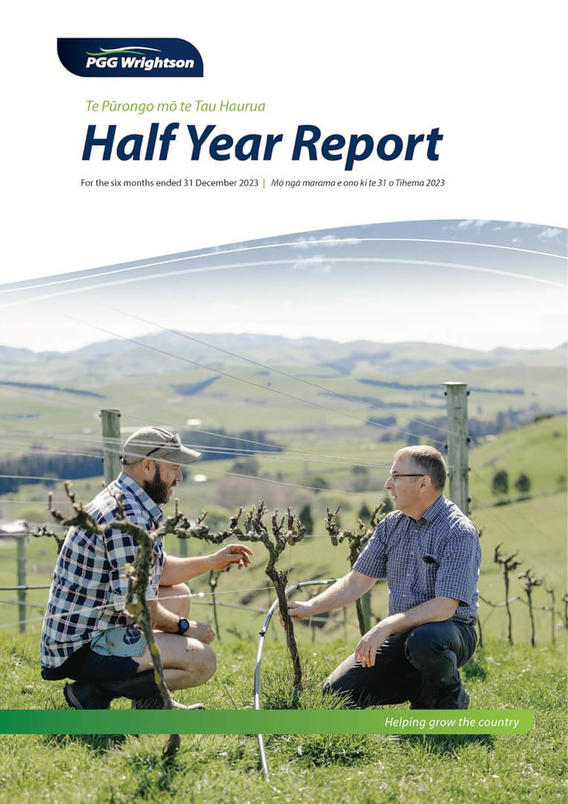 Half Year Report Cover