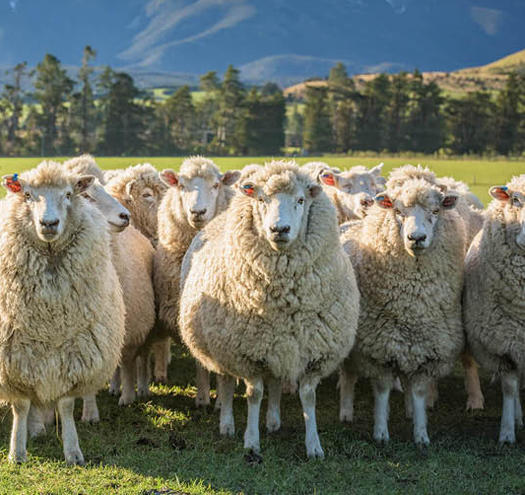 sheep on farm