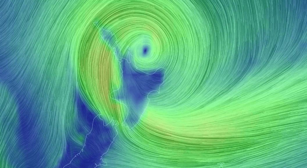 Cyclone Gabrielle Satellite image