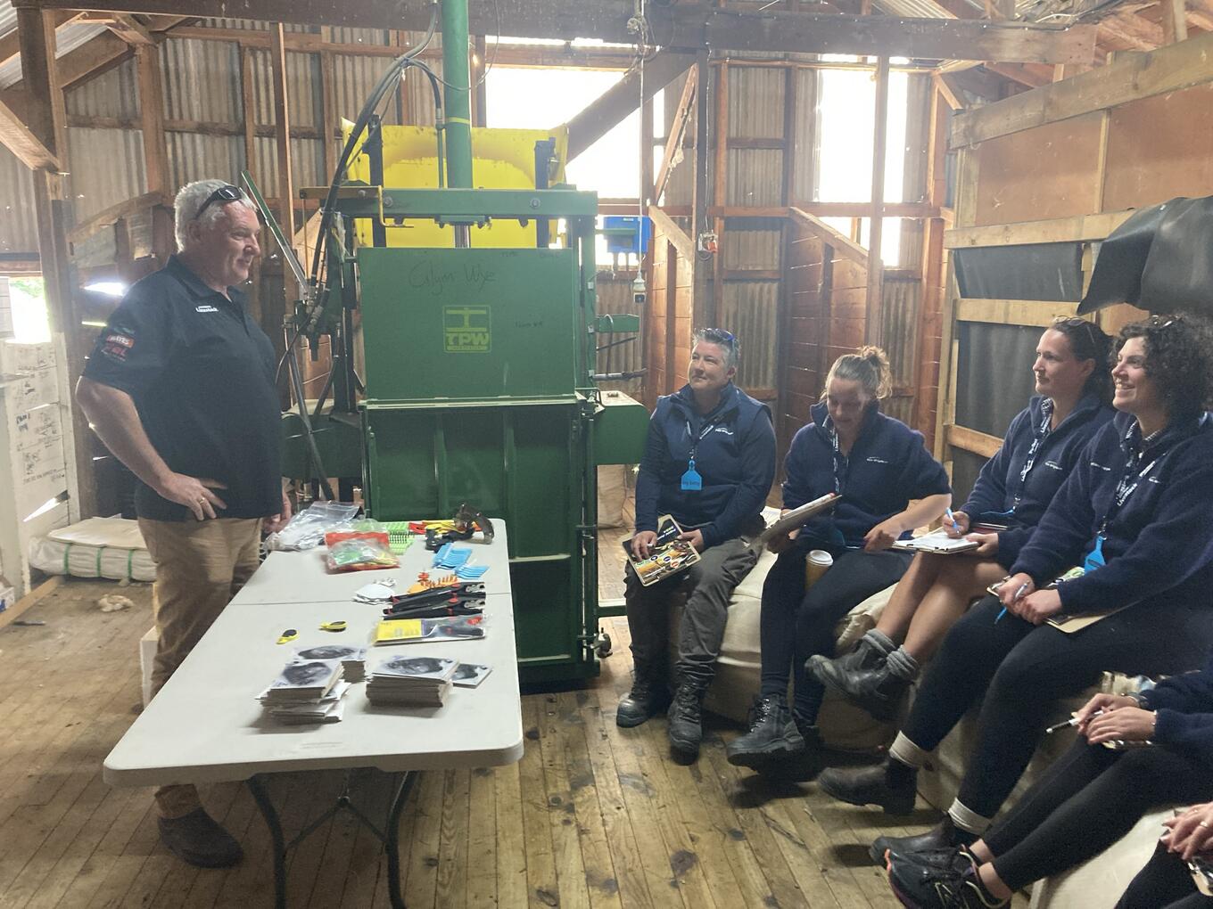 2024 PGG Wrightson Academy cohort learning at Glynn Wye Station.