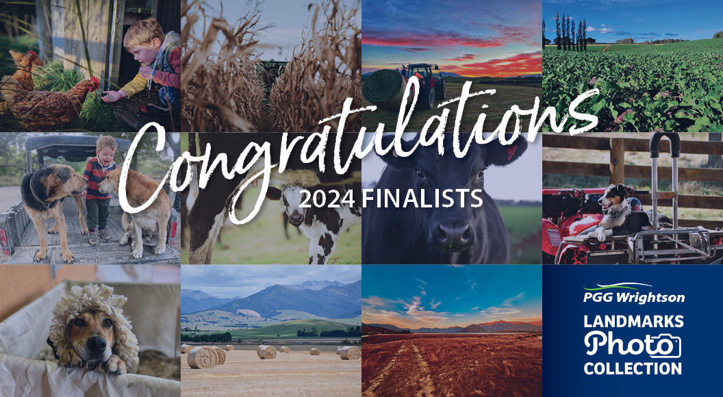 Collage of a selection of 12 rural images with 'Congratulations' superimposed on top.