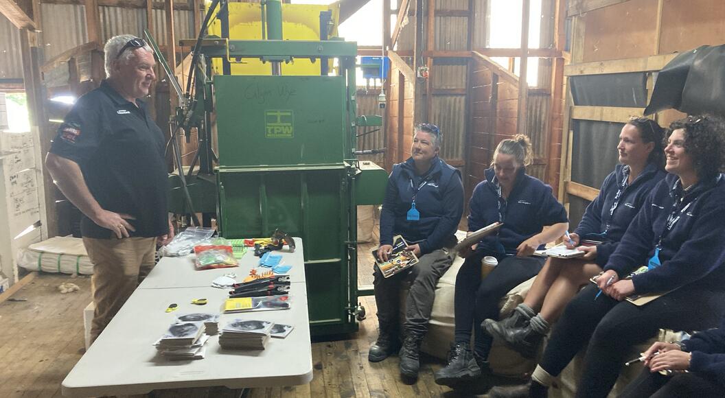 2024 PGG Wrightson Academy cohort learning at Glynn Wye Station.